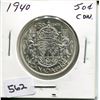 Image 1 : 1940 CNDN SILVER 50 CENT PC