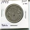 Image 1 : 1945 CNDN SILVER 50 CENT PC