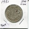 Image 1 : 1951 CNDN SILVER 50 CENT PC