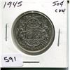 Image 1 : 1945 CNDN 50 CENT PC *SILVER*