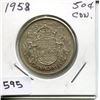 Image 1 : 1958 CNDN 50 CENT PC *SILVER*