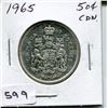 Image 1 : 1965 CNDN 50 CENT PC *SILVER*