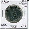 Image 1 : 1967 CNDN 50 CENT PC *SILVER*