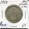 Image 1 : 1957 CNDN 50 CENT PC *SILVER*