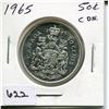 Image 1 : 1965 CNDN 50 CENT PC *SILVER*