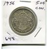 Image 1 : 1956 CNDN 50 CENT PC *SILVER*