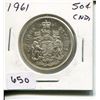 Image 1 : 1961 CNDN 50 CENT PC *SILVER*