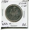 Image 1 : 1964 CNDN 50 CENT PC *SILVER*