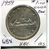 Image 1 : 1959 CNDN DOLLAR *SILVER*