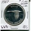 Image 1 : 1967 CNDN DOLLAR *SILVER*