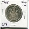 Image 1 : 1963 CNDN 50 CENT PC *SILVER*