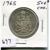 Image 1 : 1965 CNDN 50 CENT PC *SILVER*