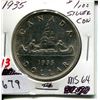 Image 1 : 1935 CNDN DOLLAR *SILVER*