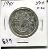 Image 1 : 1941 CNDN 50 CENT PC *SILVER*