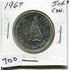 Image 1 : 1967 CNDN 50 CENT PC *SILVER*