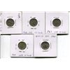 Image 1 : LOT OF 5 U.S.A. TEN CENT PCS *1966 (2), 67, 81, 85*