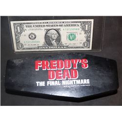 FREDDY'S DEAD THE FINAL NIGHTMARE RARE PROMO COFFIN