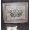 Image 1 : ZZ- CLEARANCE VINTAGE ALFA CAR ORIGINAL HAND DRAWN AND SIGNED ARTWORK