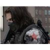 Image 2 : CAPTAIN AMERICA THE WINTER SOLDIER PROTOTYPE BUCKY BARNES STAR ON FABRIC SWATCH