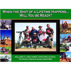 4  day long range shooting school in powers oregon, no meals or lodging included, its an intensive t