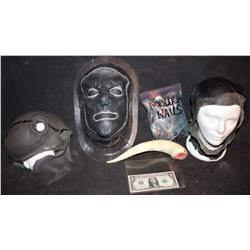 SLEEPY HOLLOW MOLOCH BLACK MASK COWL & CLAWS