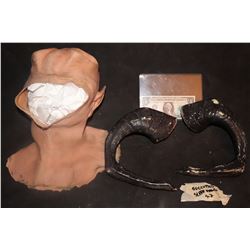 SLEEPY HOLLOW SUCCUBUS COWL AND SCREEN USED HORNS