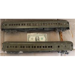 ZZ-CLEARANCE TRAINS ANTIQUE FILMING MINIATURES PAIR