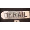 Image 1 : ZZ-CLEARANCE DERAIL ANTIQUE TRAIN MOVIE SIGN PRODUCTIONS UNKNOWN