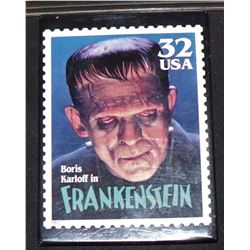 ZZ-CLEARANCE FRANKENSTEIN VINTAGE HORROR STAMP FRIDGE MAGNET