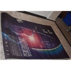 ZZ-CLEARANCE STAR TREK GENERATIONS RARE DOUBLE SIDED BACK LIT THEATER POSTER