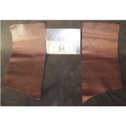 STAR TREK DISCOVERY BRONZE COMMAND UNIFORM FABRIC WITH GLYPHS