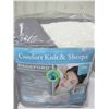 Image 1 : New TWIN Heated Blanket comfort knit and sherpa / warm and cozy