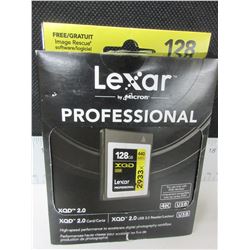 New Lexar 128gb Proffesional 4K  XQD 2.0 Card & XQD 2.0 USB 3.0 Reader