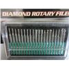 Image 1 : New 20 piece Diamond Rotary File set with case / 1/8 collet