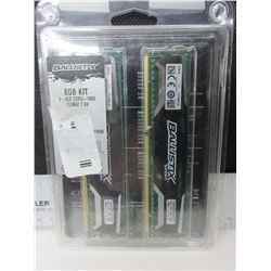 Ballistix Sport Memory Kit 4gb DDR4 1600 UDIMM 2 x 4gb sport series