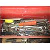 Image 2 : Red Metal Toolbox full of Assorted tools & Misc.