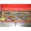 Image 3 : Red Metal Toolbox full of Assorted tools & Misc.