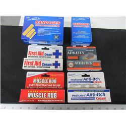 New Bundle of First Aid Items / Creams & Bandages / great value bundle