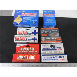 New Bundle of First Aid Items / Creams & Bandages / great value bundle