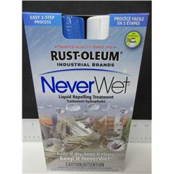 New Rust-Oleum Industrial Never Wet Liquid Repelling Treatment/ Protects