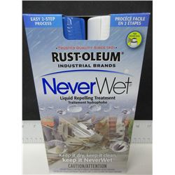 New Rust-Oleum Industrial Never Wet Liquid Repelling Treatment/ Protects