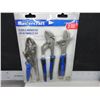 Image 1 : New Mastercraft Pliers &  Wrench set of 3