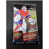 Image 1 : 1 New pack Factory sealed Upper Deck 2015/16 series one Hockey cards