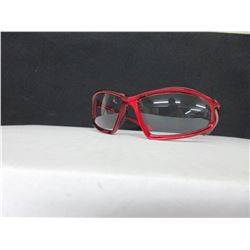 7 New Safety Glasses Red Frame XP650