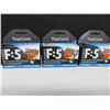 Image 1 : 3 New packs of 4 Force F:5 Razor Blades Cartridges with lube strip