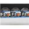 Image 1 : 3 New packs of 4 Force F:5 Razor Blades Cartridges with lube strip