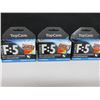 Image 1 : 3 New packs of 4 Force F:5 Razor Blades Cartridges with lube strip