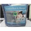 Image 1 : New FULL Heated Blanket comfort knit & Sherpa / machine wash & dry