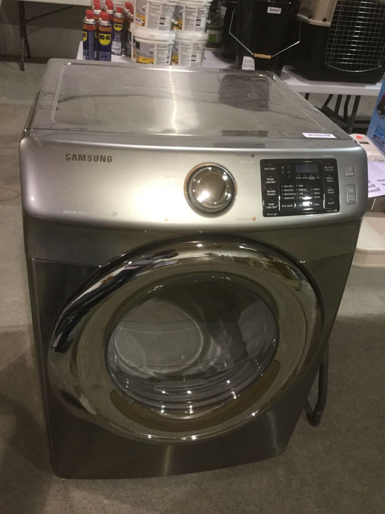 Samsung Stainless Steam Clothes dryer
