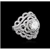 Image 1 : 14KT White Gold 2.17 ctw Diamond Ring